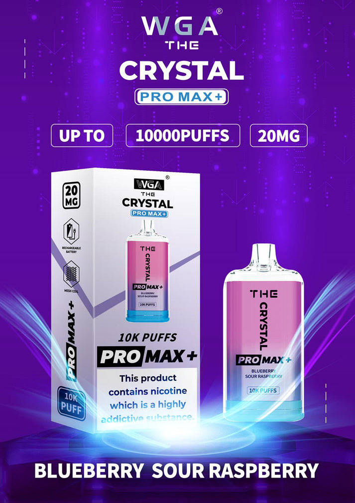 Discover the Future of Vaping: WGA The Crystal Pro Max 10000 Puffs Disposable Vape by Hayati Pro Ultra