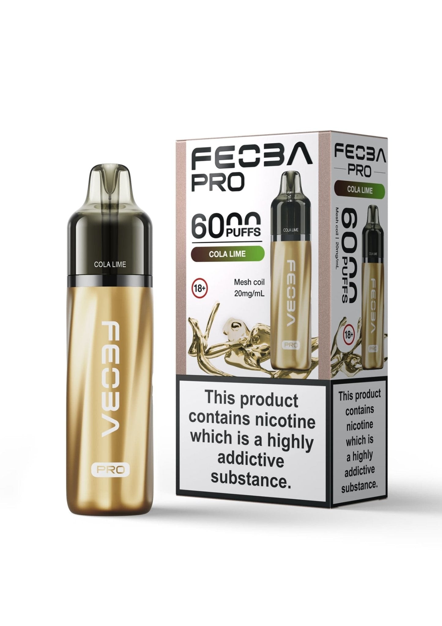 Feoba Pro 6000+ Disposbale Vape - The Vape Giant