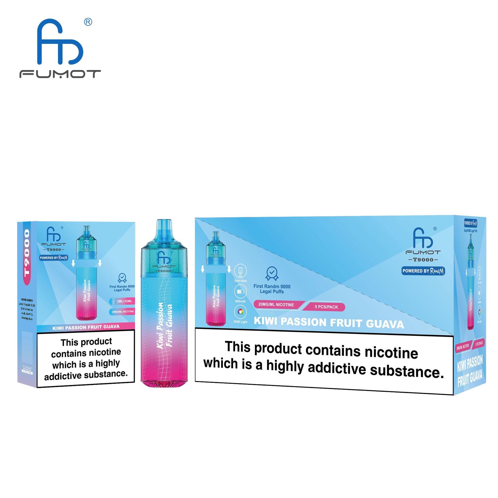 Fumot R and M Toranado T9000 Disposable Vape - Vapour VapeFumot