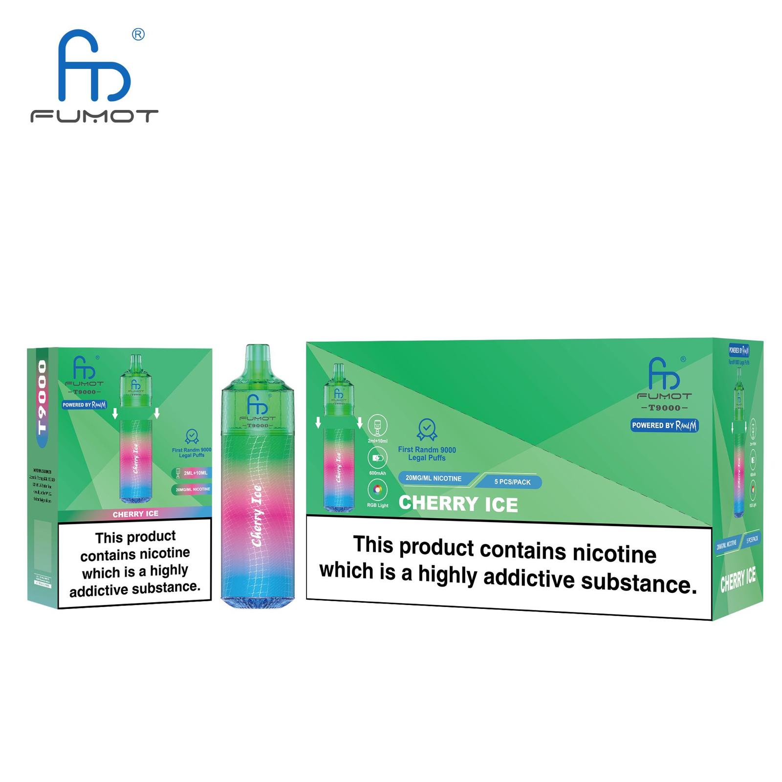 Fumot R and M Toranado T9000 Disposable Vape - Vapour VapeFumot