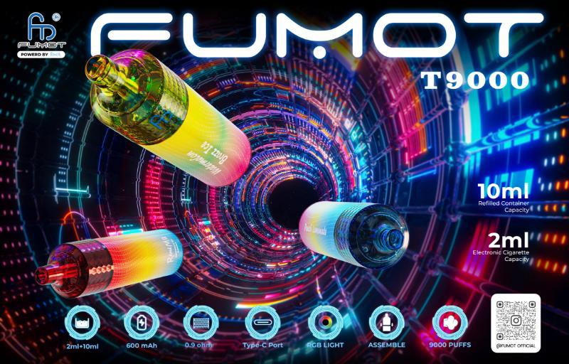 Fumot R and M Toranado T9000 Disposable Vape - Vapour VapeFumot